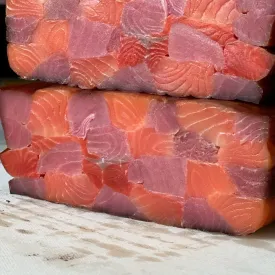 Рулет копченый «Шахматы» из нерки и тунца